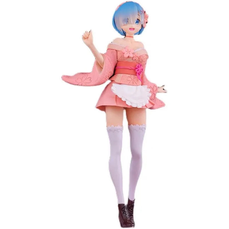 Rem Pink Sakura Dress Figure (Unboxed)