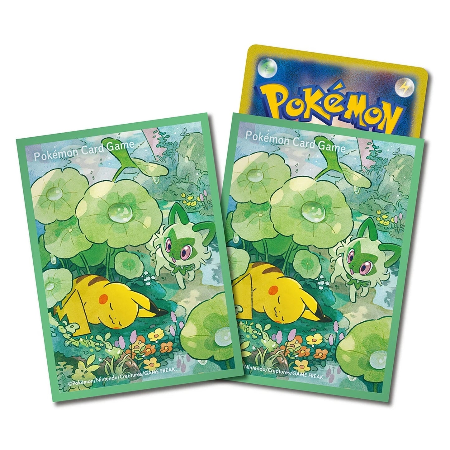 Sprigatito & Pikachu Card Sleeves (64 count)