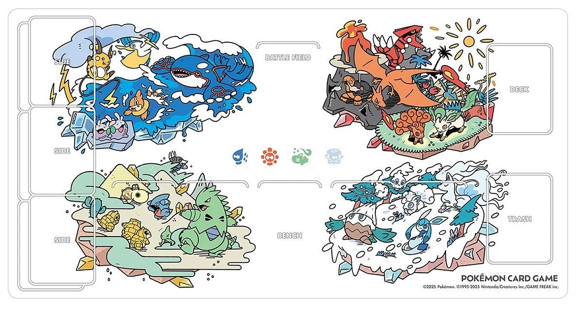 お天気チームプレイマット(ボックス入り)