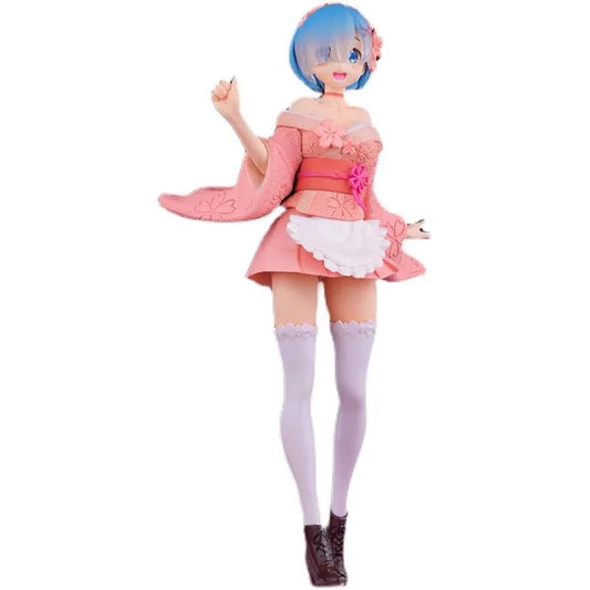 Rem Pink Sakura Dress Figure (Unboxed)
