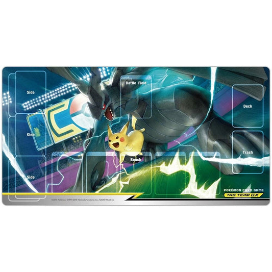 "Pikachu & Zekrom Tag Team" Japanese Playmat (2018)
